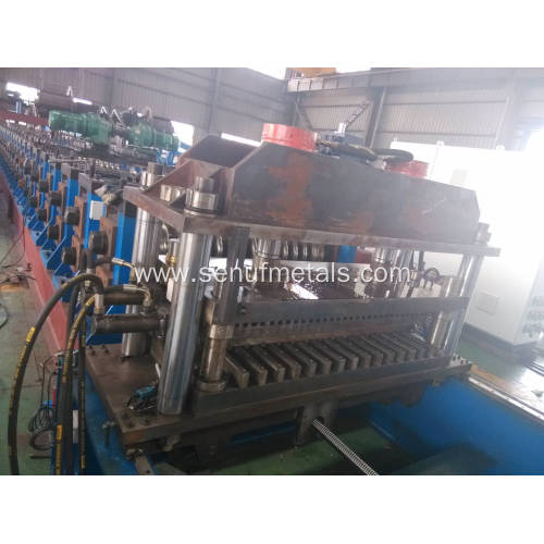 Feed bin forming machine line